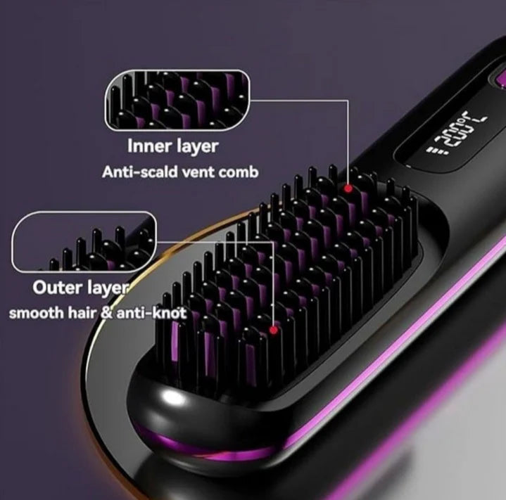 Veloura Ionic Silk Straight Brush